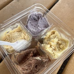 Tin Cup Ice Cream & Desserts - Flight of ice cream