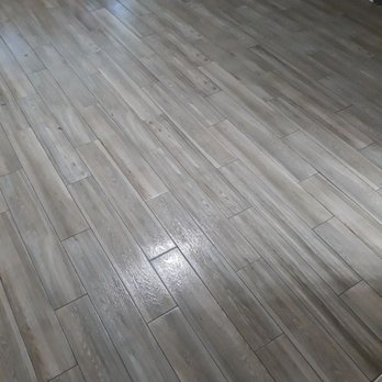 A+ Installs - Wood look tile. - Flooring Near Me
