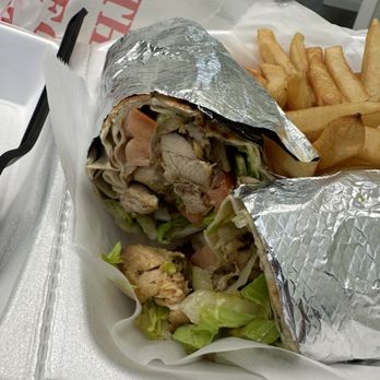 Falafel Town - Garlic Chicken Garlic Shawarma Wrap - Halal Near Me - Antioch, California