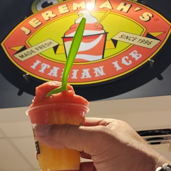 Jeremiah's Italian Ice - STRAWBERRY MANGO ICEE - Ice Cream & Frozen Yogurt Near Me - Weston, Florida Jeremiah's Italian Ice - STRAWBERRY MANGO ICEE - Ice Cream & Frozen Yogurt Near Me - Weston, Florida