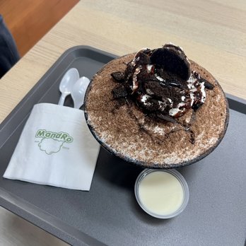 MandRo Teahouse - Chocolate Bingsoo - Bubble Tea Near Me - Davis, California