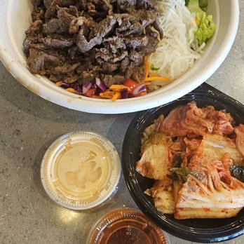 YURA NUNA - Bulgari Beef Rice Bowl w/kimchi - Korean Near Me - Joliet, Illinois YURA NUNA - Bulgari Beef Rice Bowl w/kimchi - Korean Near Me - Joliet, Illinois