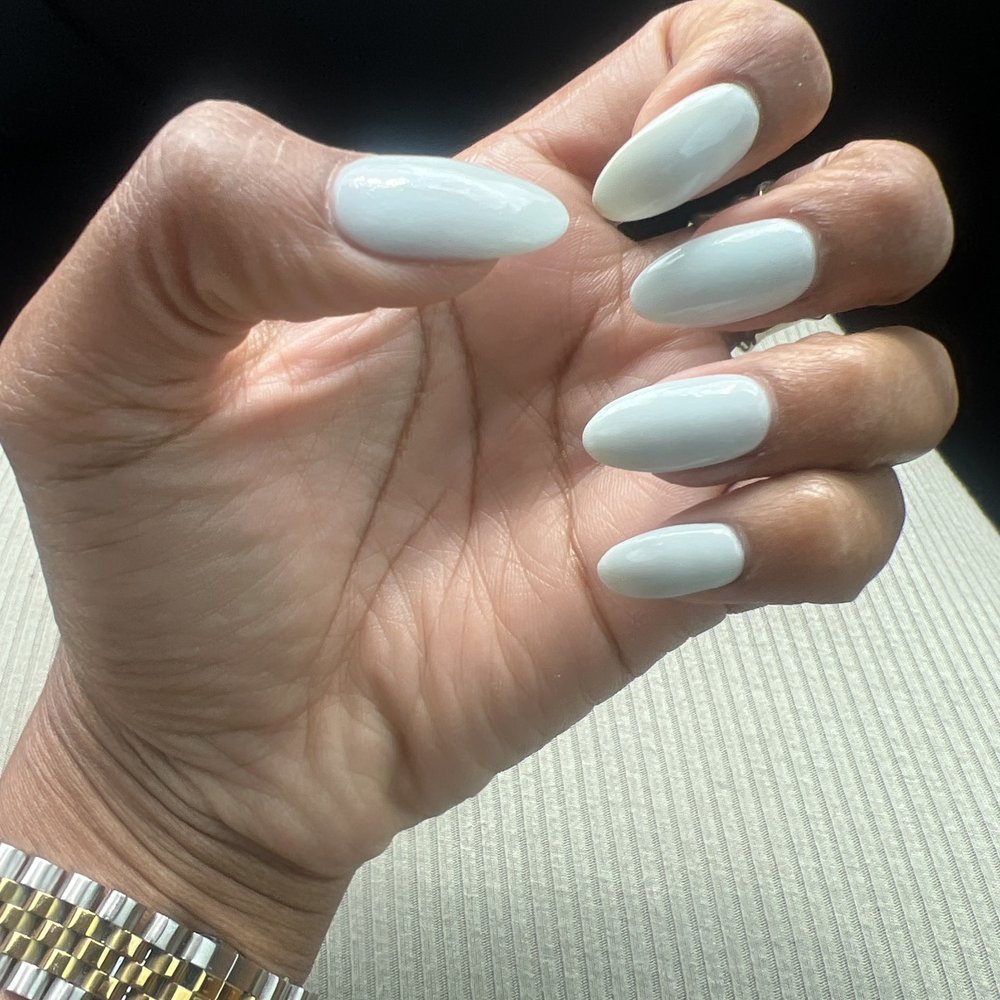Cosmo Nails and Spa - ALMOND Shape on Point - done by Tiffany - Nail Salons Near Me - Murphy, Texas Cosmo Nails and Spa - ALMOND Shape on Point - done by Tiffany - Nail Salons Near Me - Murphy, Texas