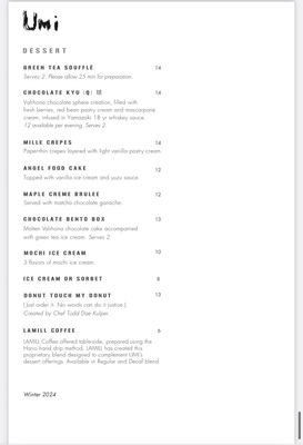 Menu photo 4 Umi Atlanta, GA Menu photo 4 Umi Atlanta, GA