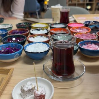 Art Masterclass - Mulberry tea and Turkish Delights - Arts & Crafts Near Me - Tustin, California
