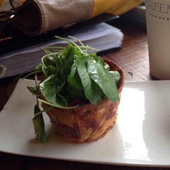 Greenhorn Cafe - Daily special quiche with fresh spinach. - Cafes Near Me - Vancouver, British Columbia