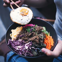 Bibimbap - With a fried egg