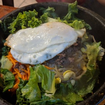 Sam Won Garden Restaurant - Bibimbap in hot stone pot. - Korean Near Me - Jacksonville, Florida Sam Won Garden Restaurant - Bibimbap in hot stone pot. - Korean Near Me - Jacksonville, Florida