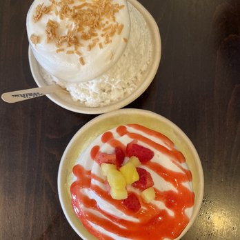 Wailua Shave Ice - Triple coconut + lava flow - Shaved Ice Near Me - Kapaa, Hawaii Wailua Shave Ice - Triple coconut + lava flow - Shaved Ice Near Me - Kapaa, Hawaii