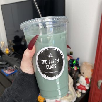 The Coffee Class - Iced Blue Blossom Latte - Coffee & Tea Near Me - Las Vegas, Nevada