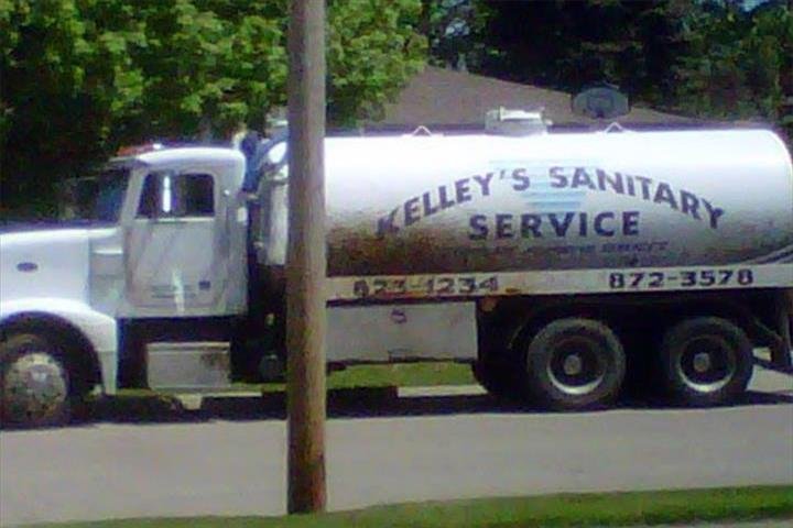 Slide of Kelley's Sanitary Service