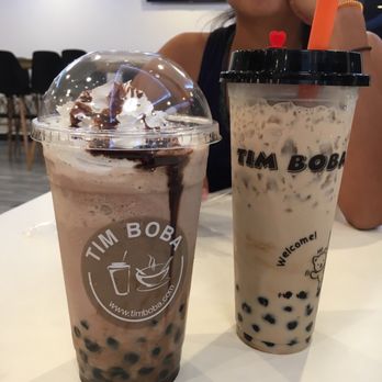 Tim Boba - choconut and hokkaido - Bubble Tea Near Me - Riverside, California Tim Boba - choconut and hokkaido - Bubble Tea Near Me - Riverside, California