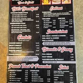 Bill's Place - Breakfast menu - Bars Near Me - Maquoketa, Iowa Bill's Place - Breakfast menu - Bars Near Me - Maquoketa, Iowa