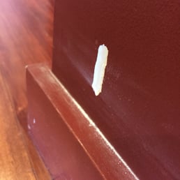 Damaged wall during pickup