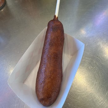 Jane's Corndogs - Famous corn dog on a stick! - Food Stands Near Me - Newport Beach, California