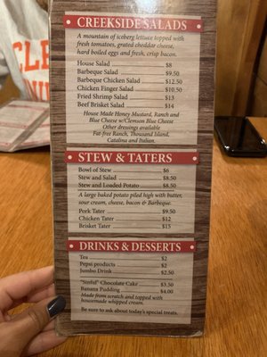 Menu photo 3 Creekside Bar-Be-Que Anderson, SC Menu photo 3 Creekside Bar-Be-Que Anderson, SC