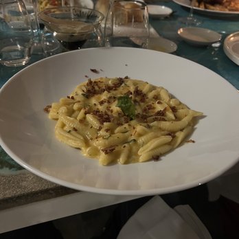 La Moressa - Pasta e patate, con provola e pancetta croccante - Lounges Near Me - Praiano, SA