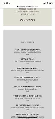 Menu photo 8 Oddwood Las Vegas, NV Menu photo 8 Oddwood Las Vegas, NV