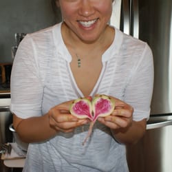 The Nourished Belly - Watermelon radish to make pickles at a cooking class