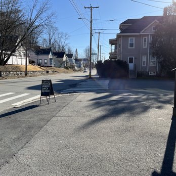 Roasted Coffee Bar - parking area out front - Coffee & Tea Near Me - Haverhill, Massachusetts