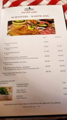 Menu photo 3 Walliserkanne Zürich, ZH Menu photo 3 Walliserkanne Zürich, ZH