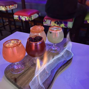 Kalaveras - Margarita Flight - Cocktail Bars Near Me - Hollywood, California Kalaveras - Margarita Flight - Cocktail Bars Near Me - Hollywood, California