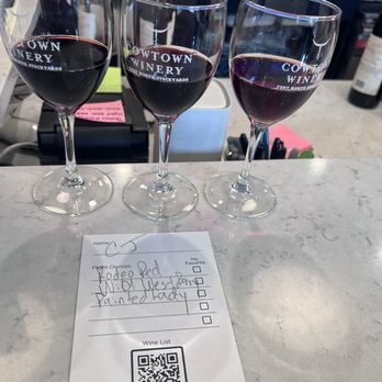 Cowtown Winery - Our flight - Wineries Near Me - Fort Worth, Texas Cowtown Winery - Our flight - Wineries Near Me - Fort Worth, Texas