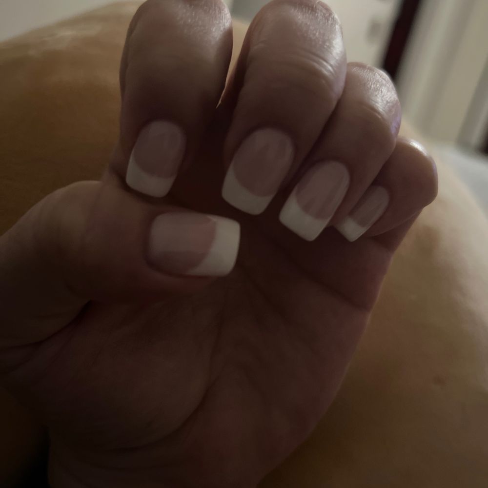 Organic Nails & Spa - Pink and white dip on natural nails - Nail Salons Near Me - Hollywood, Florida Organic Nails & Spa - Pink and white dip on natural nails - Nail Salons Near Me - Hollywood, Florida