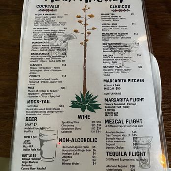 Mesa Maguey - Menu - Tacos Near Me - Oakland, California