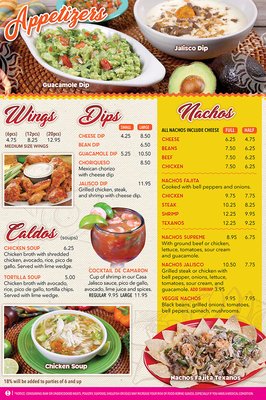 Menu photo 5 Casa Jalisco Douglasville, GA Menu photo 5 Casa Jalisco Douglasville, GA