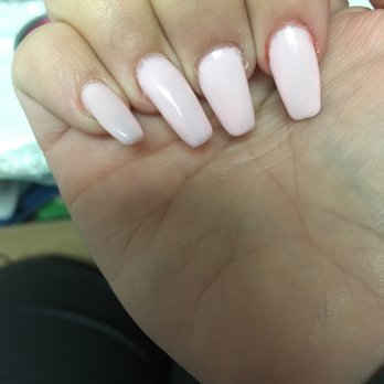 Palm Nails - I wanted coffin style and I got this the lady was rough and did a poor job on polishing my nails also there not even shaped right . - Nail Salons Near Me - San Diego, California Palm Nails - I wanted coffin style and I got this the lady was rough and did a poor job on polishing my nails also there not even shaped right . - Nail Salons Near Me - San Diego, California