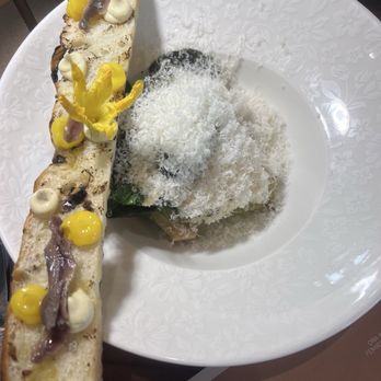 Il Girasole - Veni, Vidi, Vici ORGANIC LITTLE GEM, CAESAR DRESSING, PARMIGIANO REGGIANO, EGG-ANCHOVY CROSTINO - Italian Near Me - Costa Mesa, California Il Girasole - Veni, Vidi, Vici ORGANIC LITTLE GEM, CAESAR DRESSING, PARMIGIANO REGGIANO, EGG-ANCHOVY CROSTINO - Italian Near Me - Costa Mesa, California