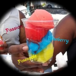 Philly Flava Italian Ice - A cup of love with 3 flavors.
