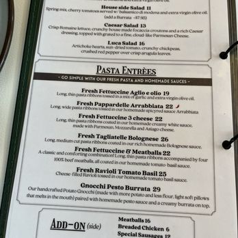 Turci Pasta - Menu - Italian Near Me - Orlando, Florida Turci Pasta - Menu - Italian Near Me - Orlando, Florida