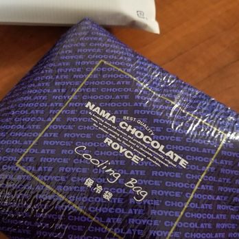 ROYCE Chocolate - They wrap it with an ice pack so it stays cool on the way - Chocolatiers & Shops Near Me - Irvine, California