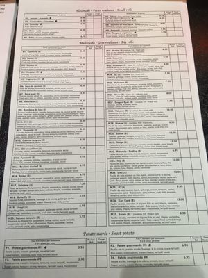 Menu photo 3 Sushi Kamikaze Brossard, QC