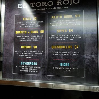 El Toro Rojo Truck - Mexican Near Me El Toro Rojo Truck - Mexican Near Me