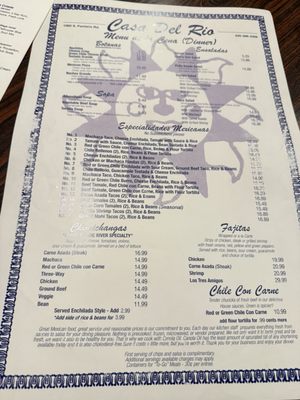 Menu photo 3 Casa Del Rio Tucson, AZ Menu photo 3 Casa Del Rio Tucson, AZ