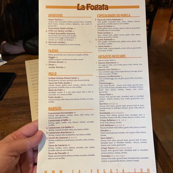 La Fogata - Quincy - Menu - Mexican Near Me - Denver, Colorado