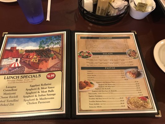 Menu photo 4 Pap's Italian Grill Bandera, TX