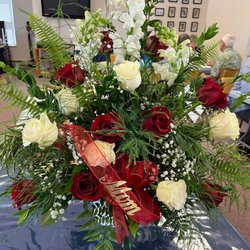 E's Flowers - Arrangement for internment.