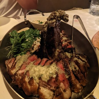 J Carver’s - The main event - 45oz Porterhouse, oscar style! - Steakhouses Near Me - Austin, Texas