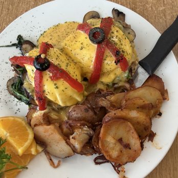Sha Swirl Cafe & Bakery - Tuscan Benedict sticks your ribs! So filling and delicious. - Bakeries Near Me - Galloway, New Jersey Sha Swirl Cafe & Bakery - Tuscan Benedict sticks your ribs! So filling and delicious. - Bakeries Near Me - Galloway, New Jersey