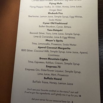 Daniel & The Dog - Cocktail menu - Wine Bars Near Me - Boone, North Carolina Daniel & The Dog - Cocktail menu - Wine Bars Near Me - Boone, North Carolina
