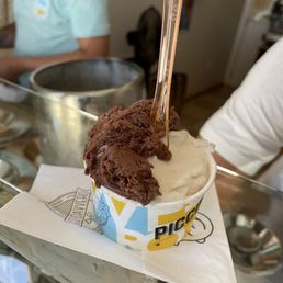 chocolate with orange, banana chocolate with orange, banana