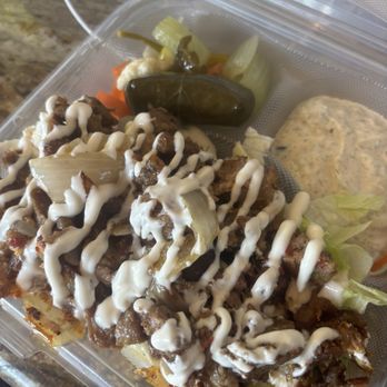 Gyro King - 15. Greek Salad with beef - Middle Eastern Near Me - Wood Village, Oregon Gyro King - 15. Greek Salad with beef - Middle Eastern Near Me - Wood Village, Oregon