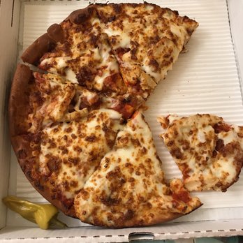 Papa Johns Pizza - a half eaten pizza in a box - Pizza Near Me - Searcy, Arkansas Papa Johns Pizza - a half eaten pizza in a box - Pizza Near Me - Searcy, Arkansas