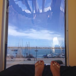 Hydro massage, view and nails done Hydro massage, view and nails done
