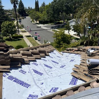 Pacific Blue Roofing - New Underlayment going on - Roofing Near Me - Laguna Niguel, California Pacific Blue Roofing - New Underlayment going on - Roofing Near Me - Laguna Niguel, California