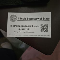 Illinois Secretary Of State Driver Services Facility - Thanks for no help d m v this card.Didn't help me for s***
